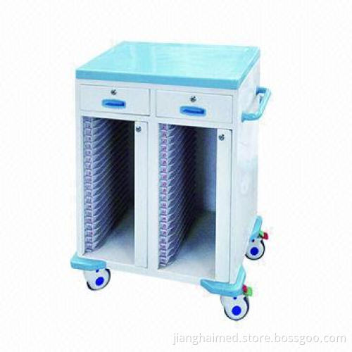 Trolley for Record, Double Row, CE and ISO9000 Certified, Artificial Marble Table